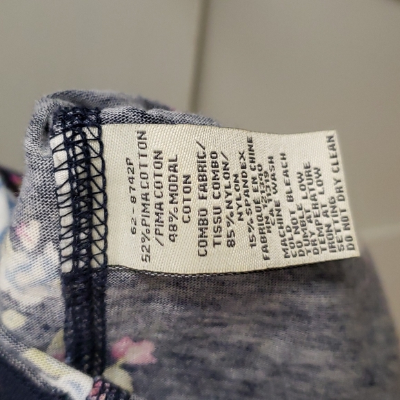 Garage womens blue floral and lace dress SM - Picture 9 of 9